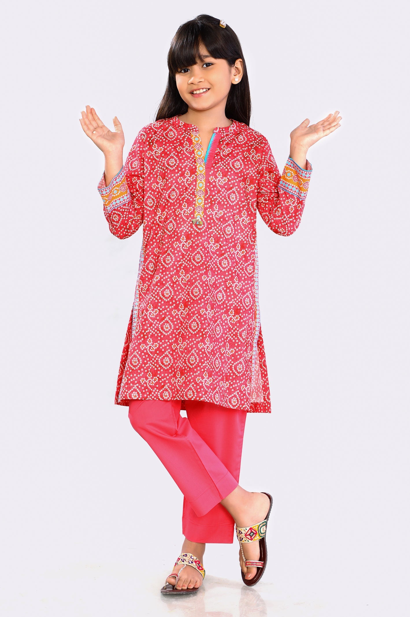 Cambric Pink 2PC Suit From Diners