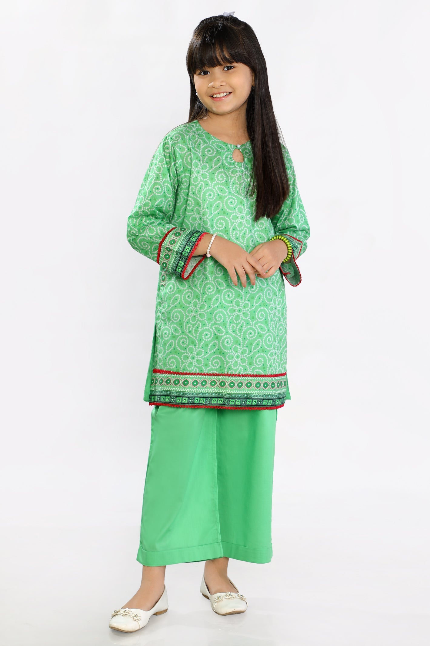 Green Girls 2PC Suit From Diners