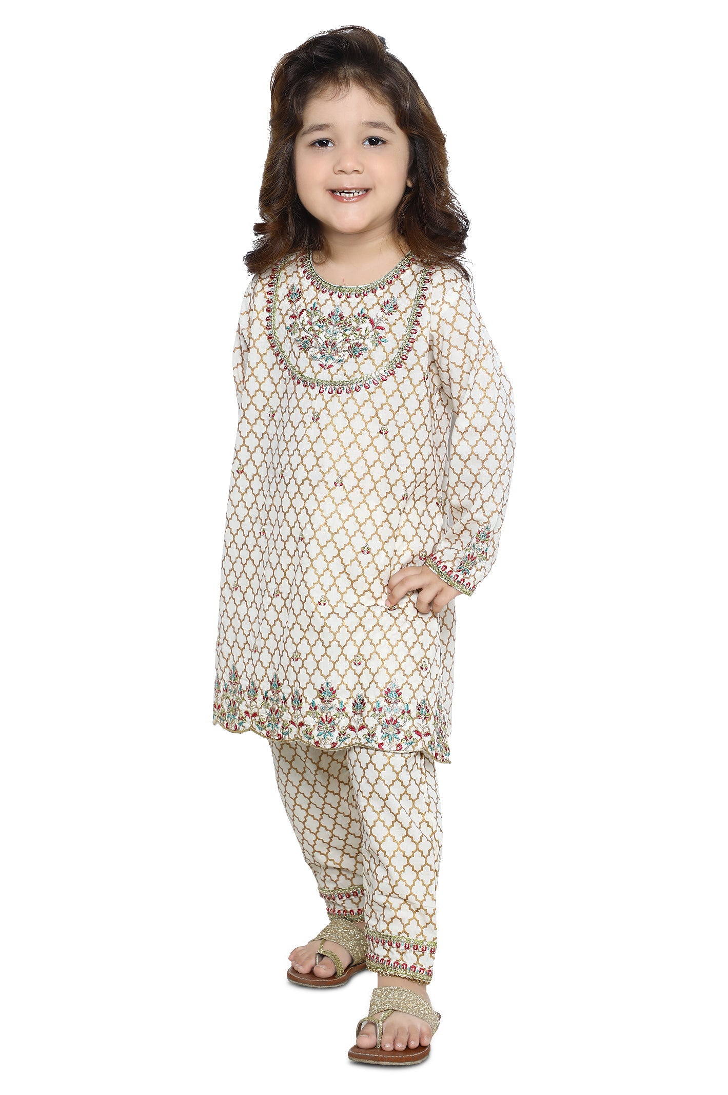 Girls 2 Pcs Suit - Diners