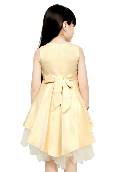 Girls Frock SKU: KGL-0357-BROWN - Diners
