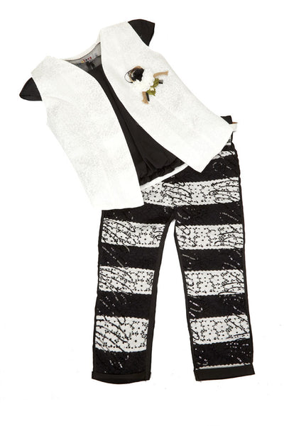 Girls Frock in Black KGL-0287 - Diners