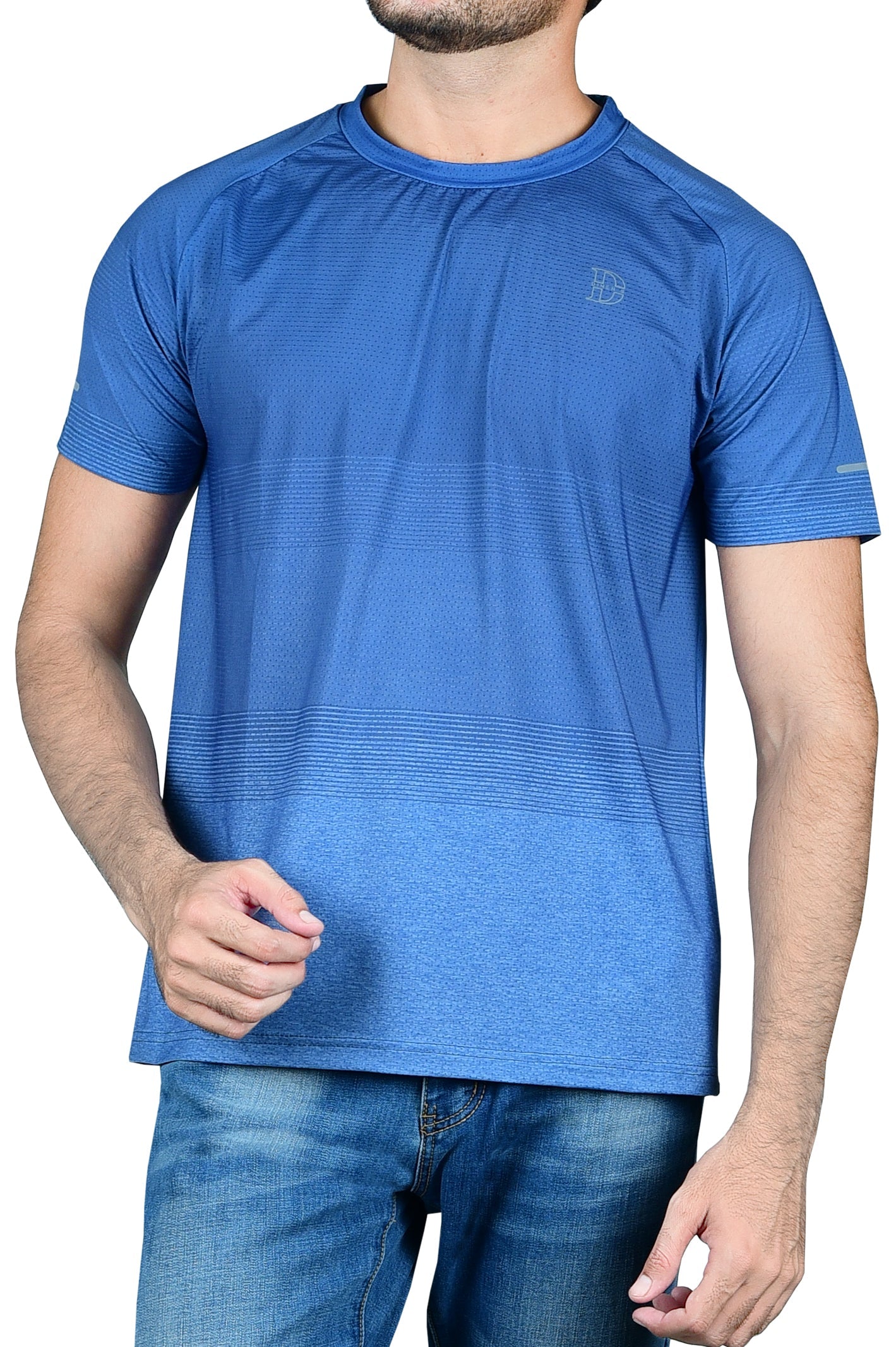 ROUND NECK T-SHIRT - NA643- R-Blue - Diners