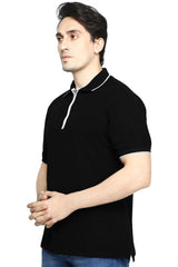 Diners Mens Polo T-Shirt SKU: NA718-BLACK - Diners