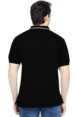 Diners Mens Polo T-Shirt SKU: NA718-BLACK - Diners