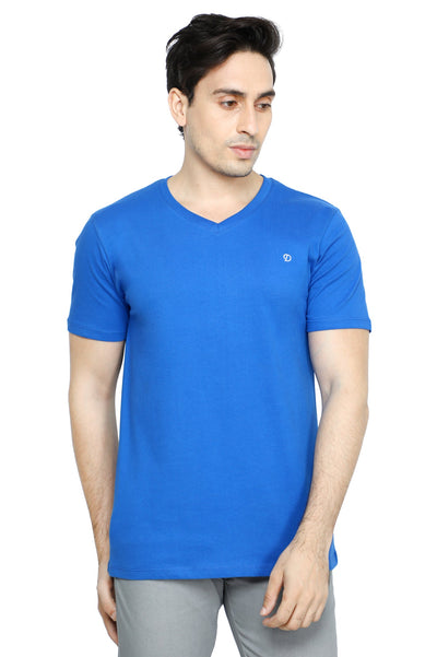 Diner's Men's V Neck T-Shirt SKU: NA734-R-BLUE - Diners