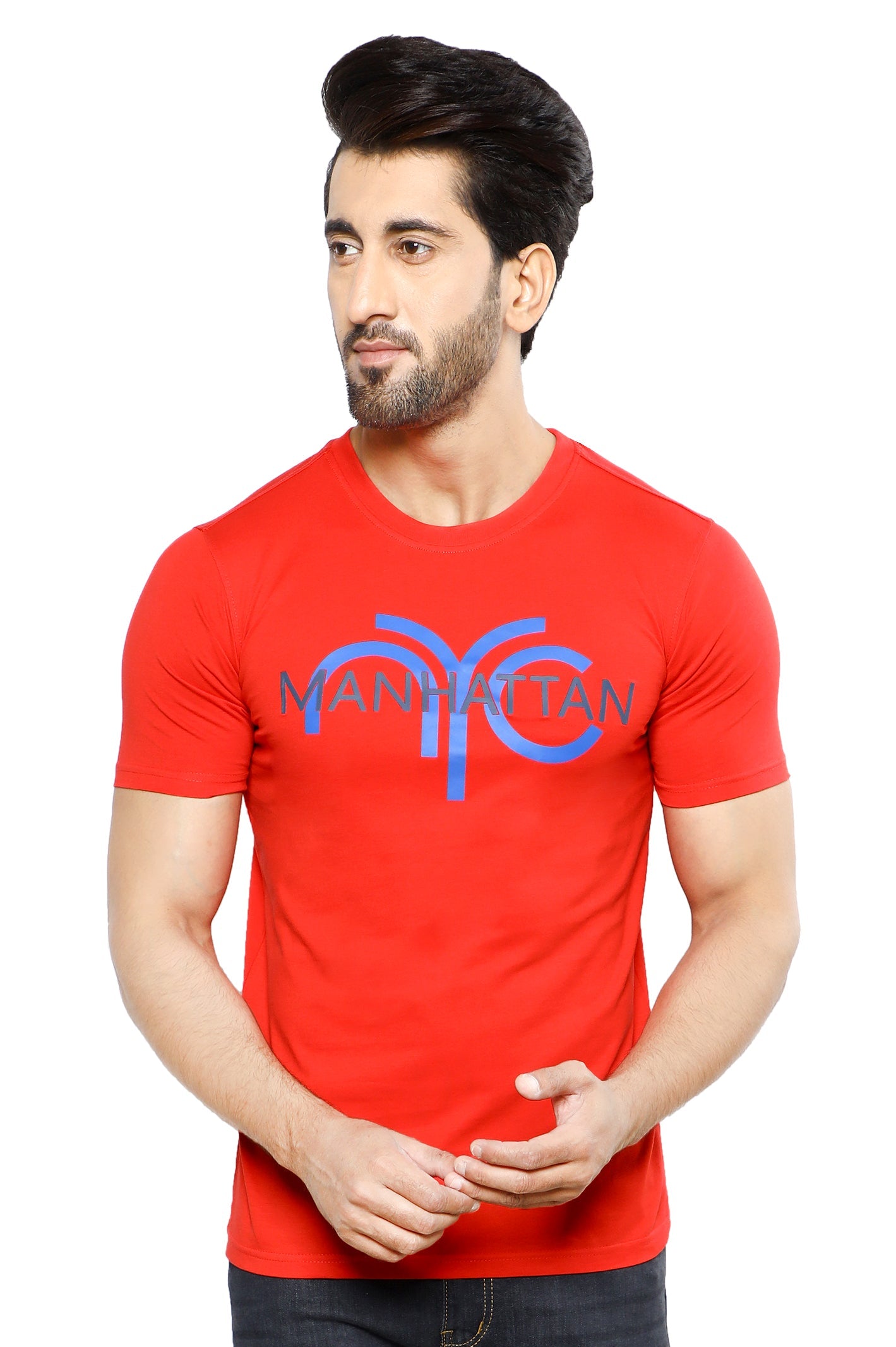 Diners Men's Round Neck T-Shirt SKU: NA803-RED - Diners