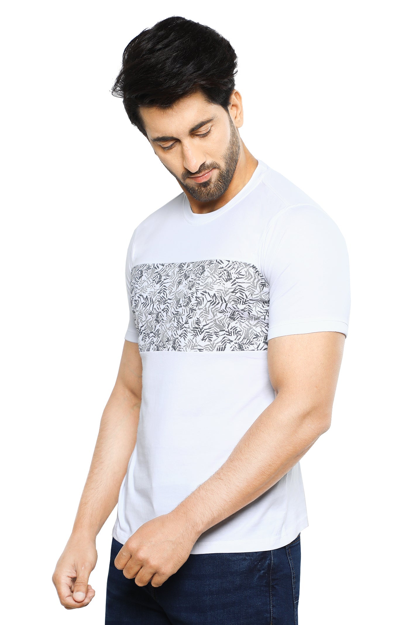 Diners Men's Round Neck T-Shirt SKU: NA809-WHITE - Diners