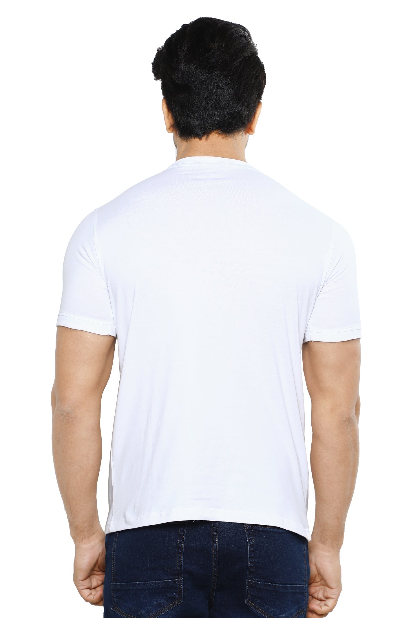 Diners Men's Round Neck T-Shirt SKU: NA809-WHITE - Diners