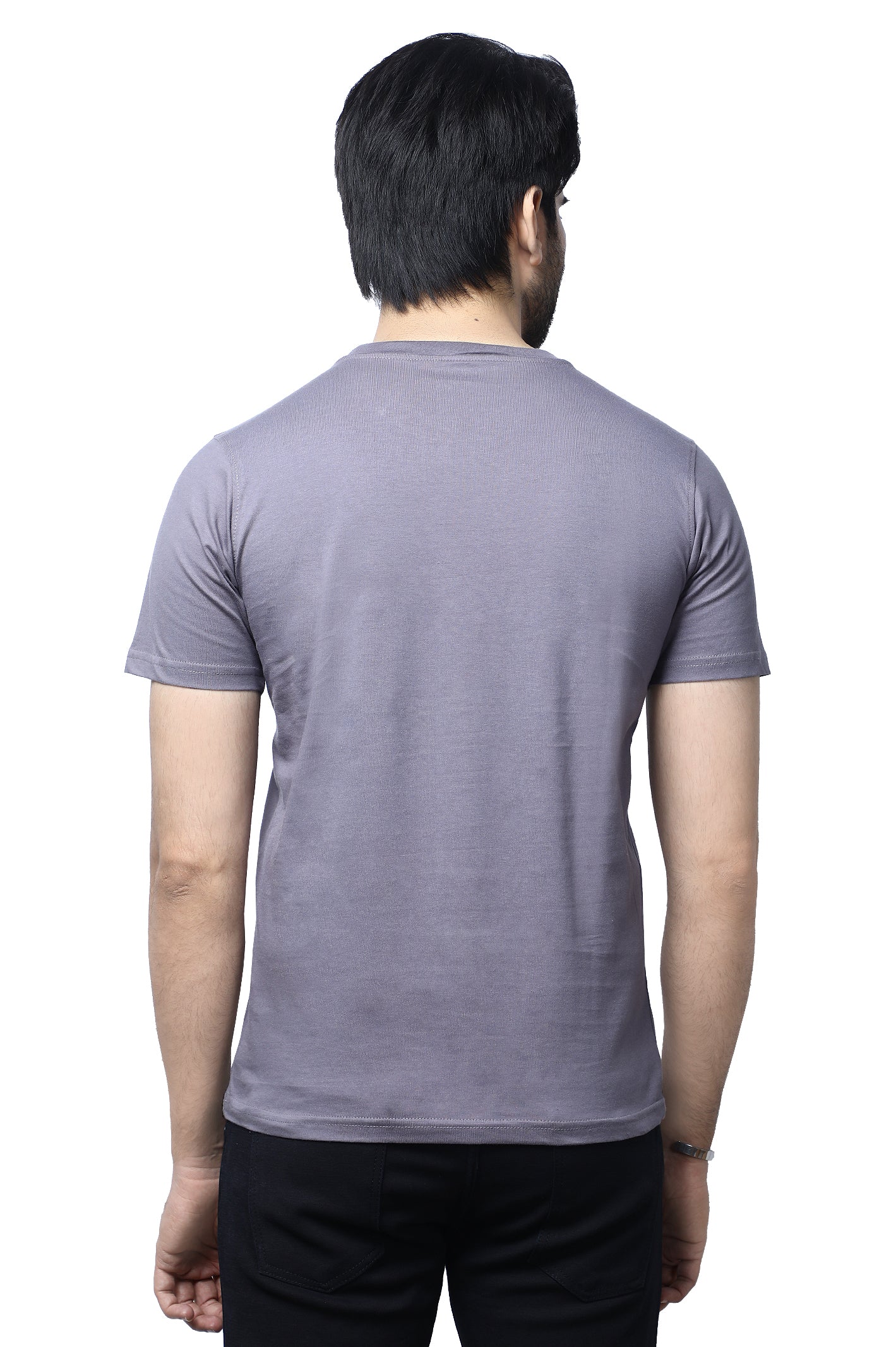 Diners Men's Round Neck T-Shirt SKU: NA812-H-GREY - Diners