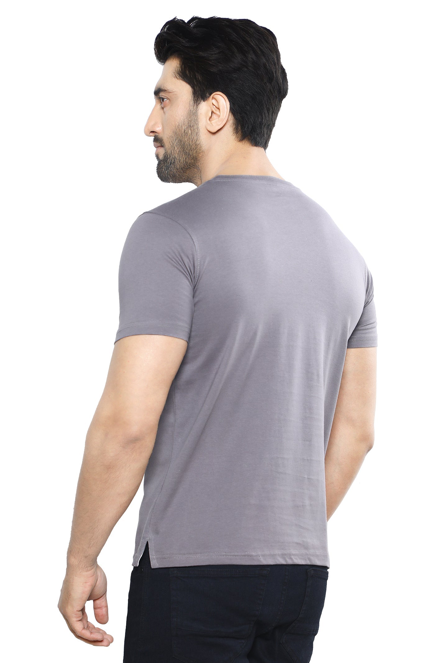 Diners Men's Round Neck T-Shirt SKU: NA824-GREY - Diners