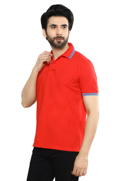 Diners Men's Polo T-Shirt SKU: NA829-RED - Diners