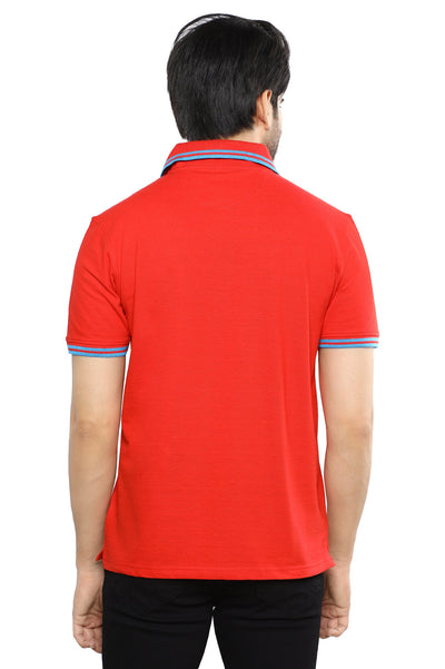 Diners Men's Polo T-Shirt SKU: NA829-RED - Diners