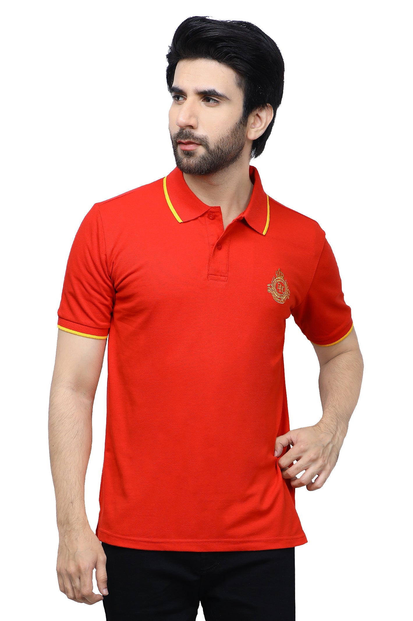 Diners Men's Polo T-Shirt SKU: NA830-RED - Diners