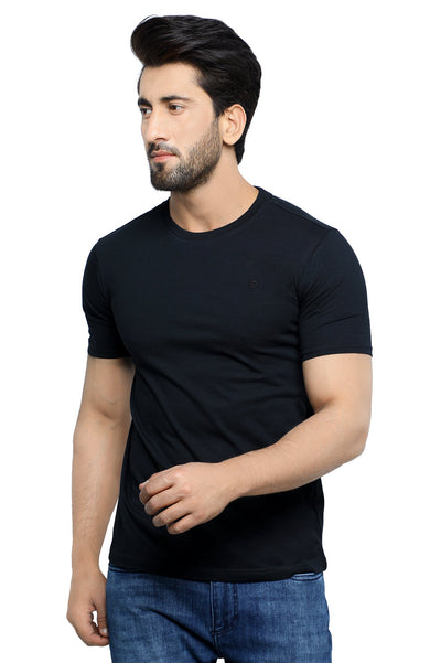 Diners Mens Round Neck T-Shirt SKU: NA856-BLACK - Diners