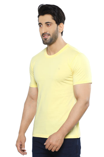 Diners Men's Round Neck T-Shirt SKU: NA856-LEMON - Diners