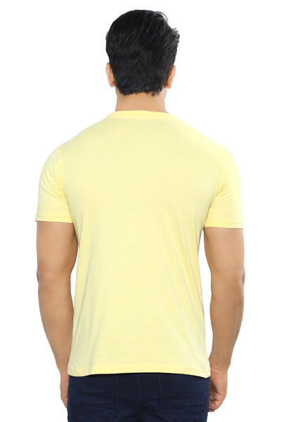 Diners Men's Round Neck T-Shirt SKU: NA856-LEMON - Diners