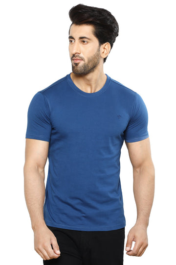 Diners Men's Round Neck T-Shirt SKU: NA856-N-BLUE - Diners