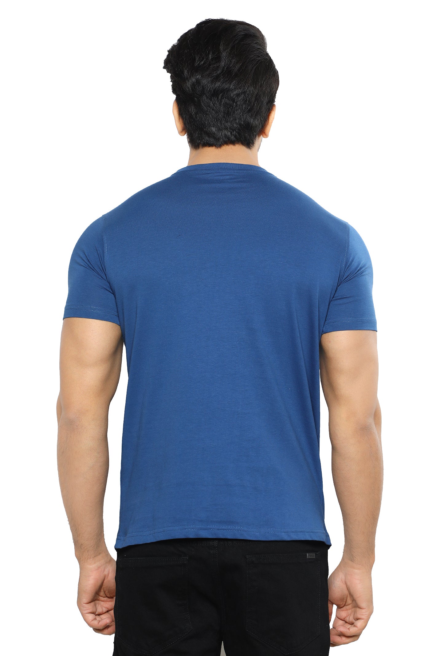 Diners Men's Round Neck T-Shirt SKU: NA856-N-BLUE - Diners