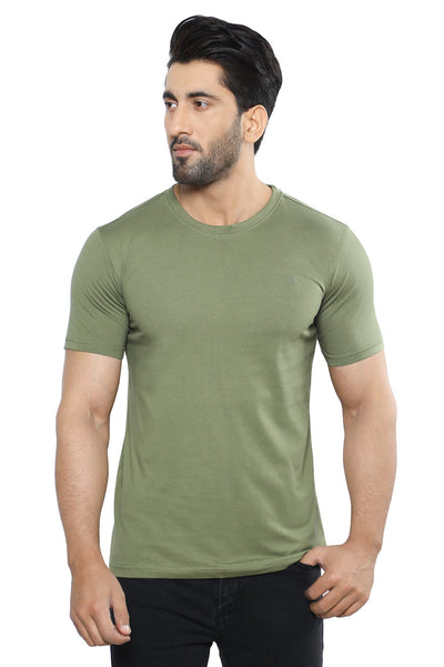 Diners Men's Round Neck T-Shirt SKU: NA856-OLIVE - Diners