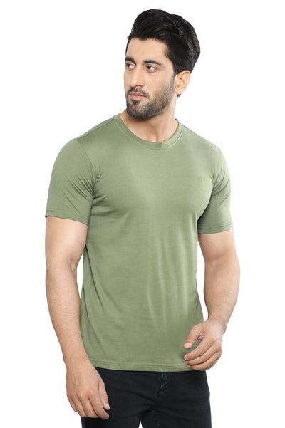 Diners Men's Round Neck T-Shirt SKU: NA856-OLIVE - Diners