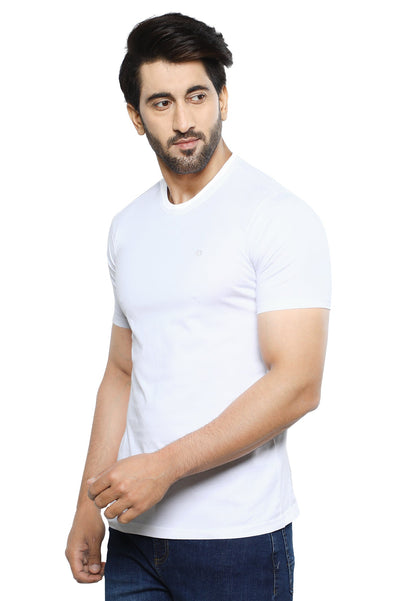 Diners Men's Round Neck T-Shirt SKU: NA856-WHITE - Diners