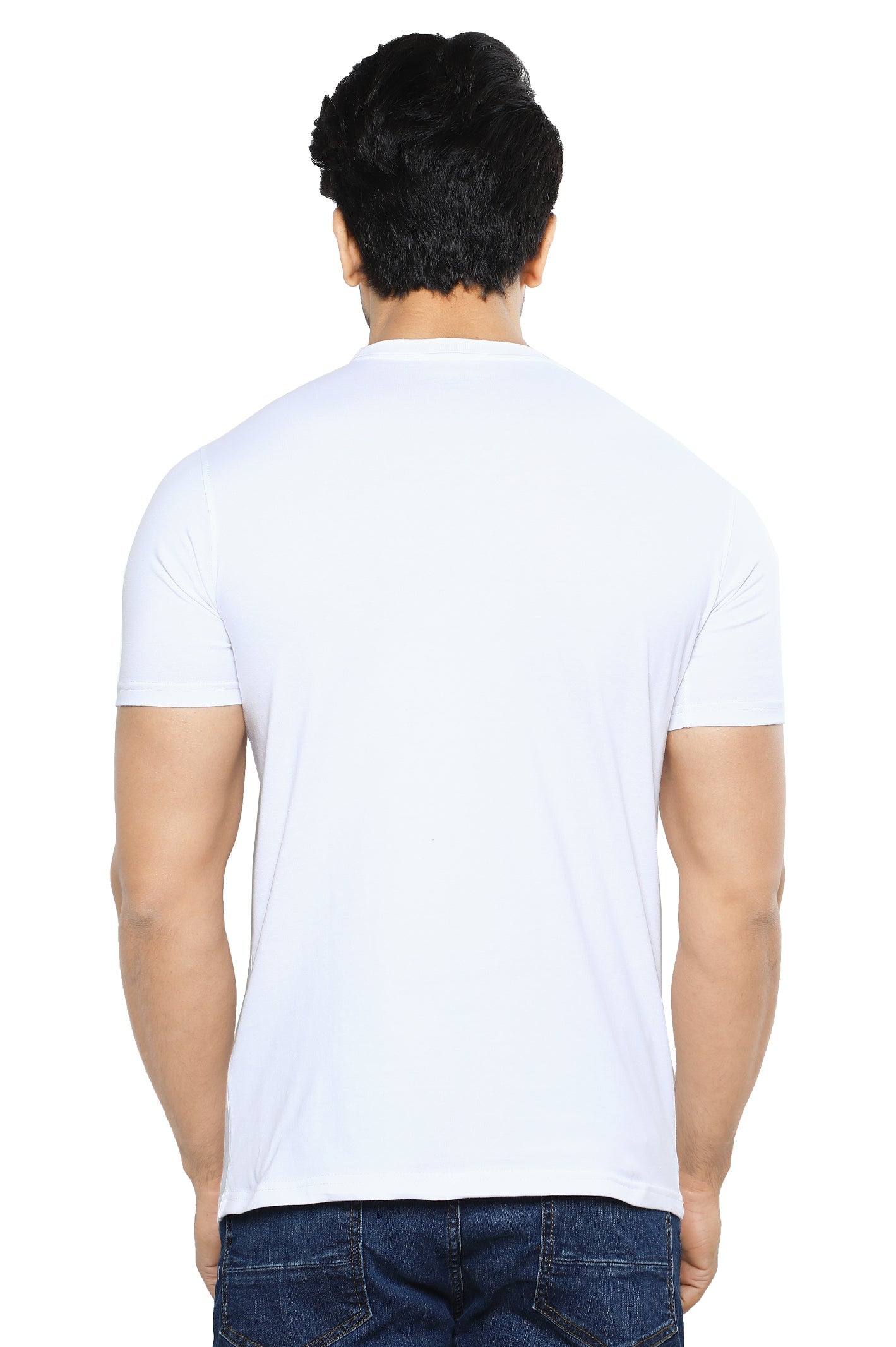 Diners Men's Round Neck T-Shirt SKU: NA856-WHITE - Diners