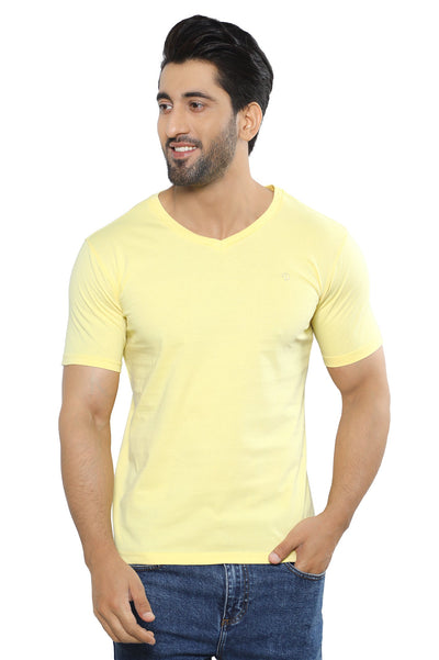 Diners Men's Round Neck T-Shirt SKU: NA857-LEMON - Diners