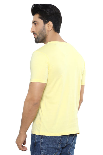 Diners Men's Round Neck T-Shirt SKU: NA857-LEMON - Diners