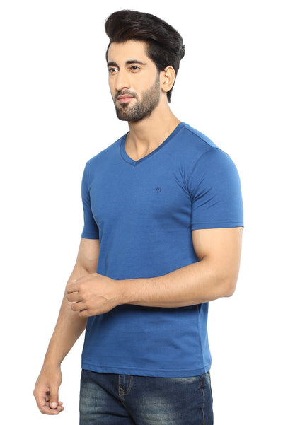 Diners Men's Round Neck T-Shirt SKU: NA857-N-BLUE - Diners