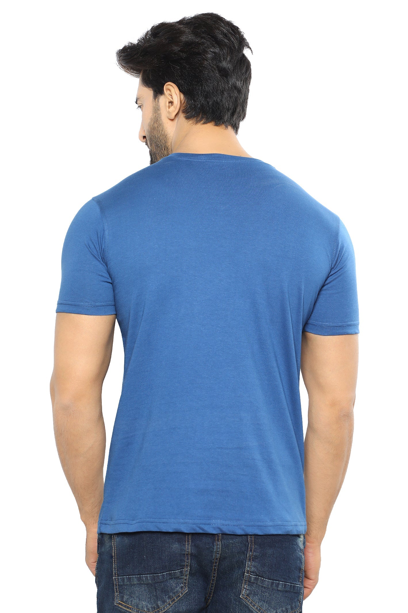 Diners Men's Round Neck T-Shirt SKU: NA857-N-BLUE - Diners