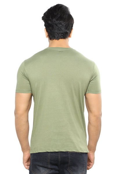 Diners Men's Round Neck T-Shirt SKU: NA857-OLIVE - Diners
