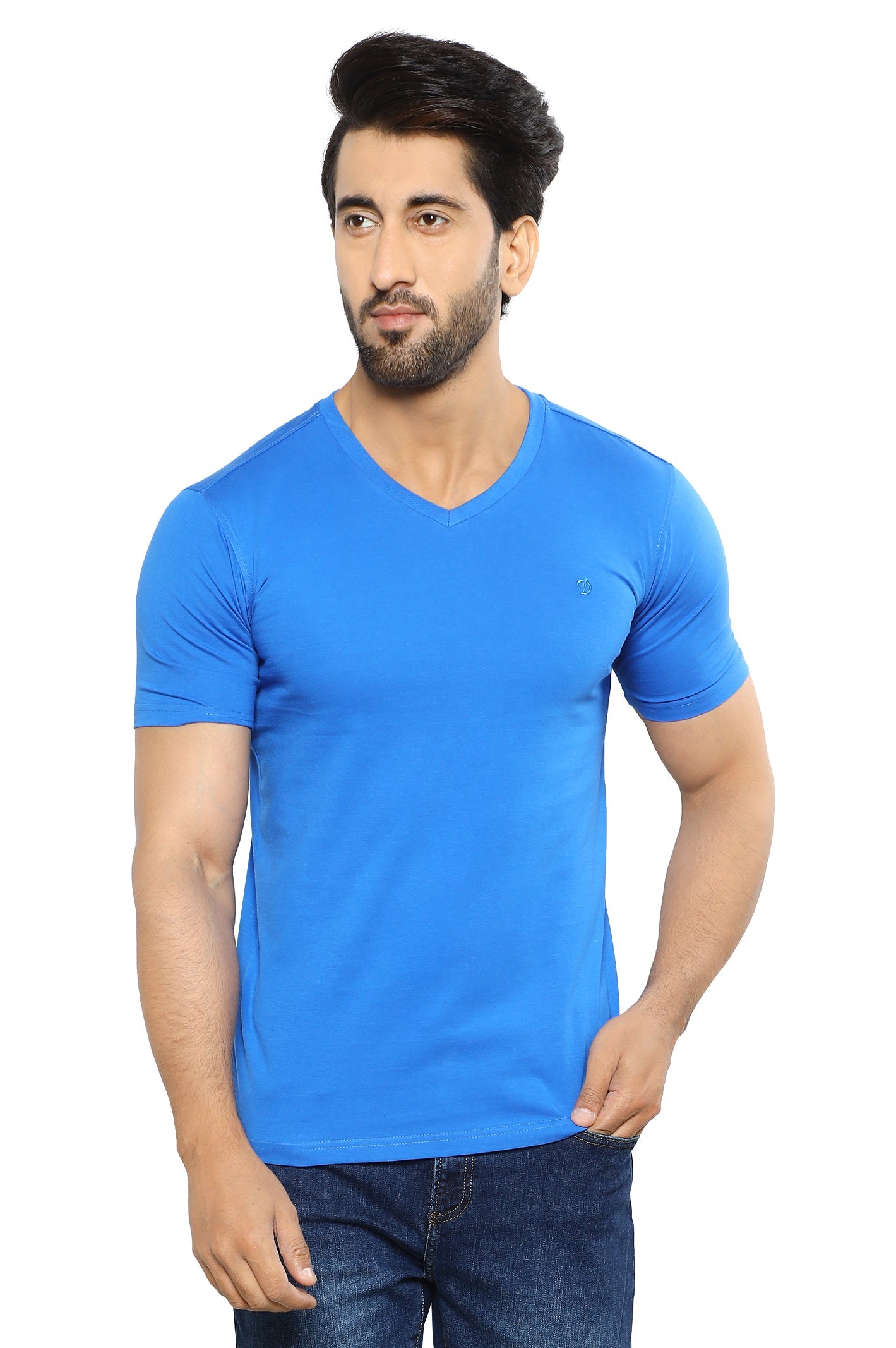 Diners Men's Round Neck T-Shirt SKU: NA857-R-BLUE - Diners