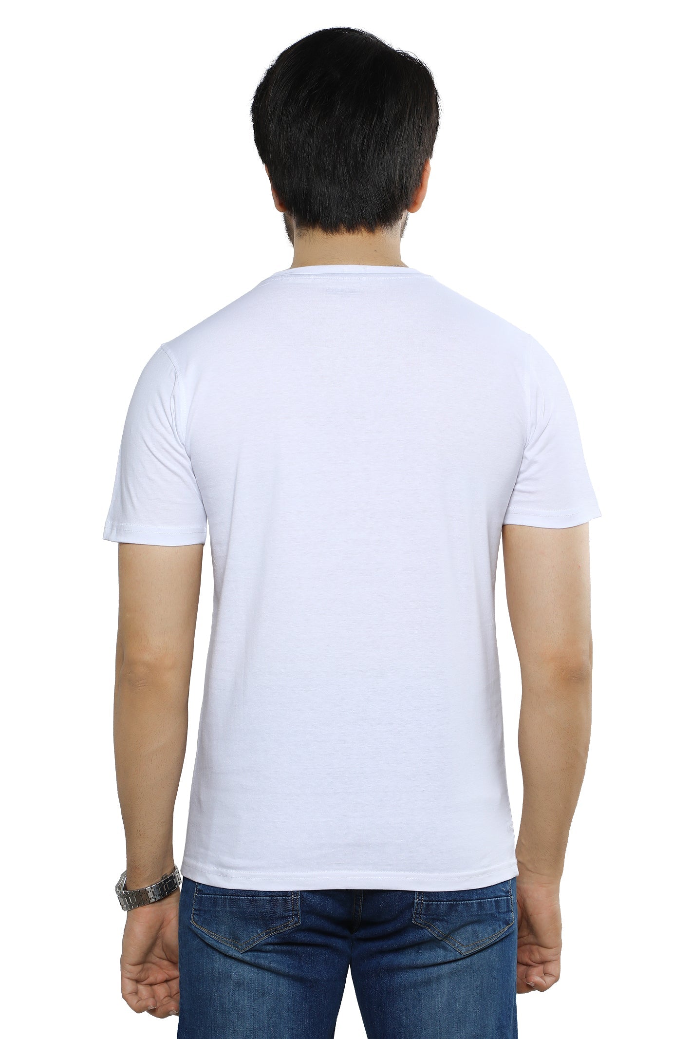 Diners Men's Round Neck T-Shirt SKU: NA869-WHITE - Diners