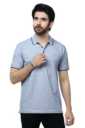 Diners Men's Polo T-Shirt SKU: NA887-GREY - Diners