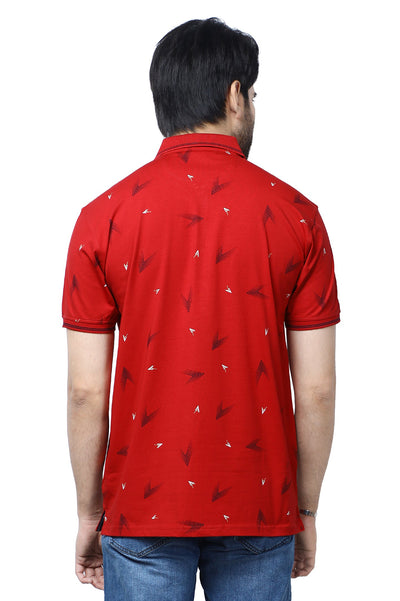 Diners Men's Polo T-Shirt SKU: NA888-RED - Diners