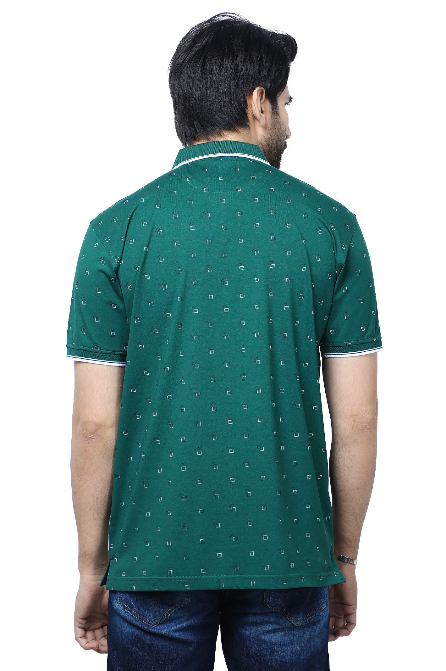 Diners Men's Polo T-Shirt SKU: NA885-GREEN - Diners