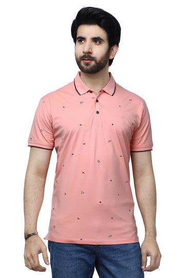 Diners Men's Polo T-Shirt SKU: NA889-PEACH - Diners