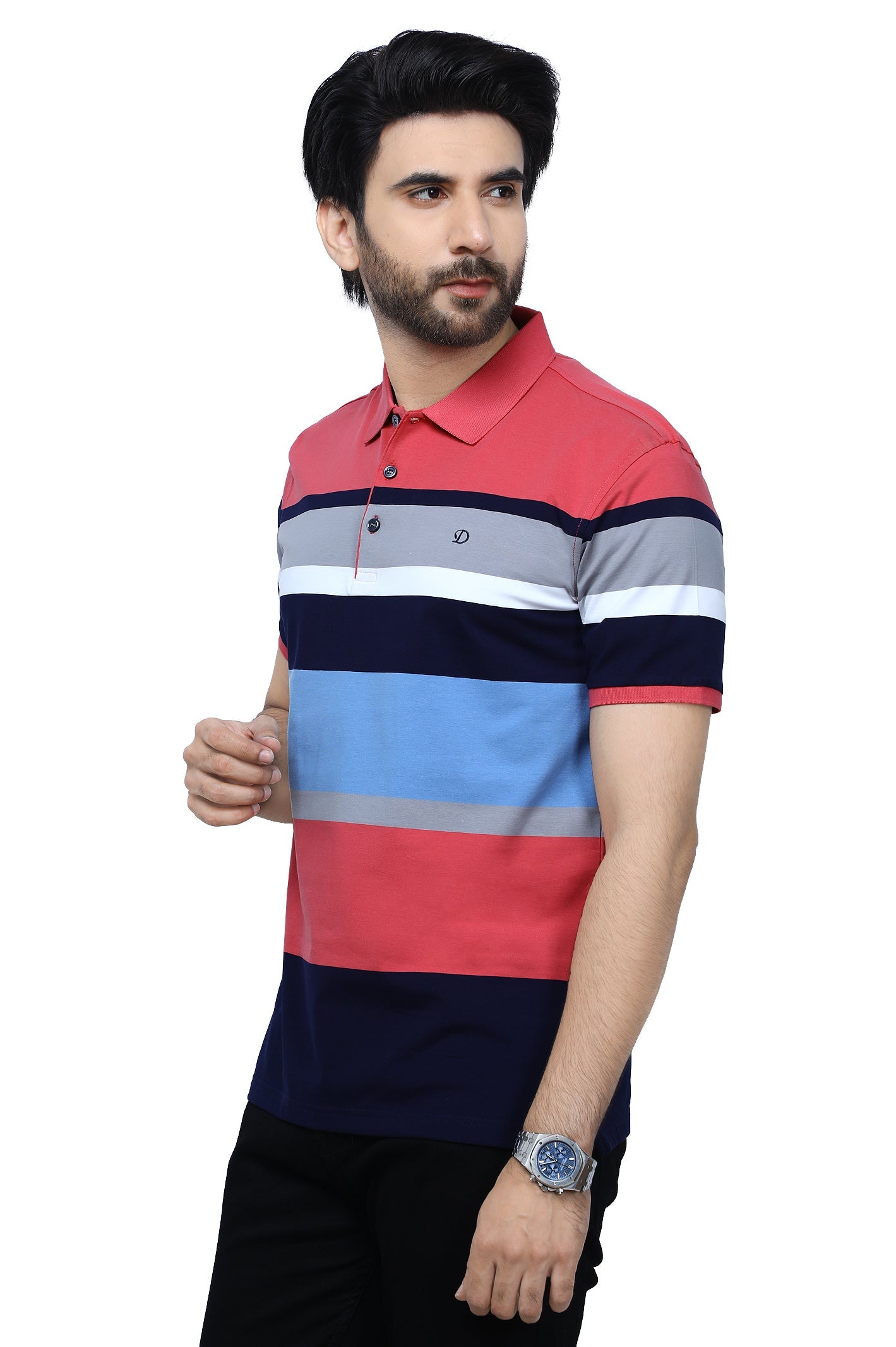Diners Men's Polo T-Shirt SKU: NA895-PINK - Diners