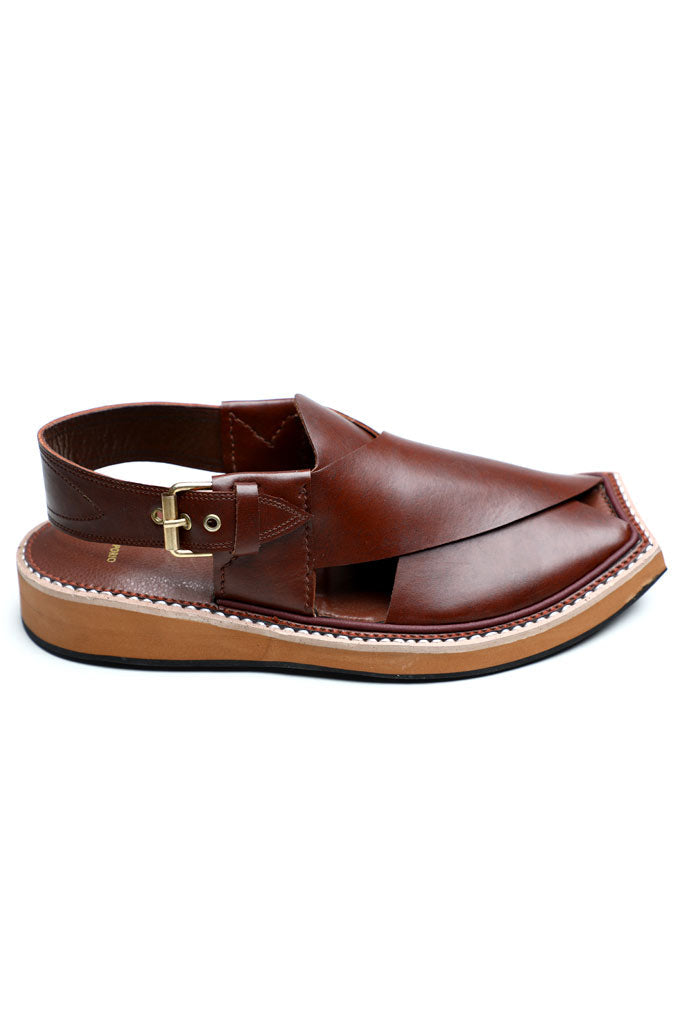 French Emporio Men Kaptaan Sandal SKU: PSLD0018-Brown - Diners