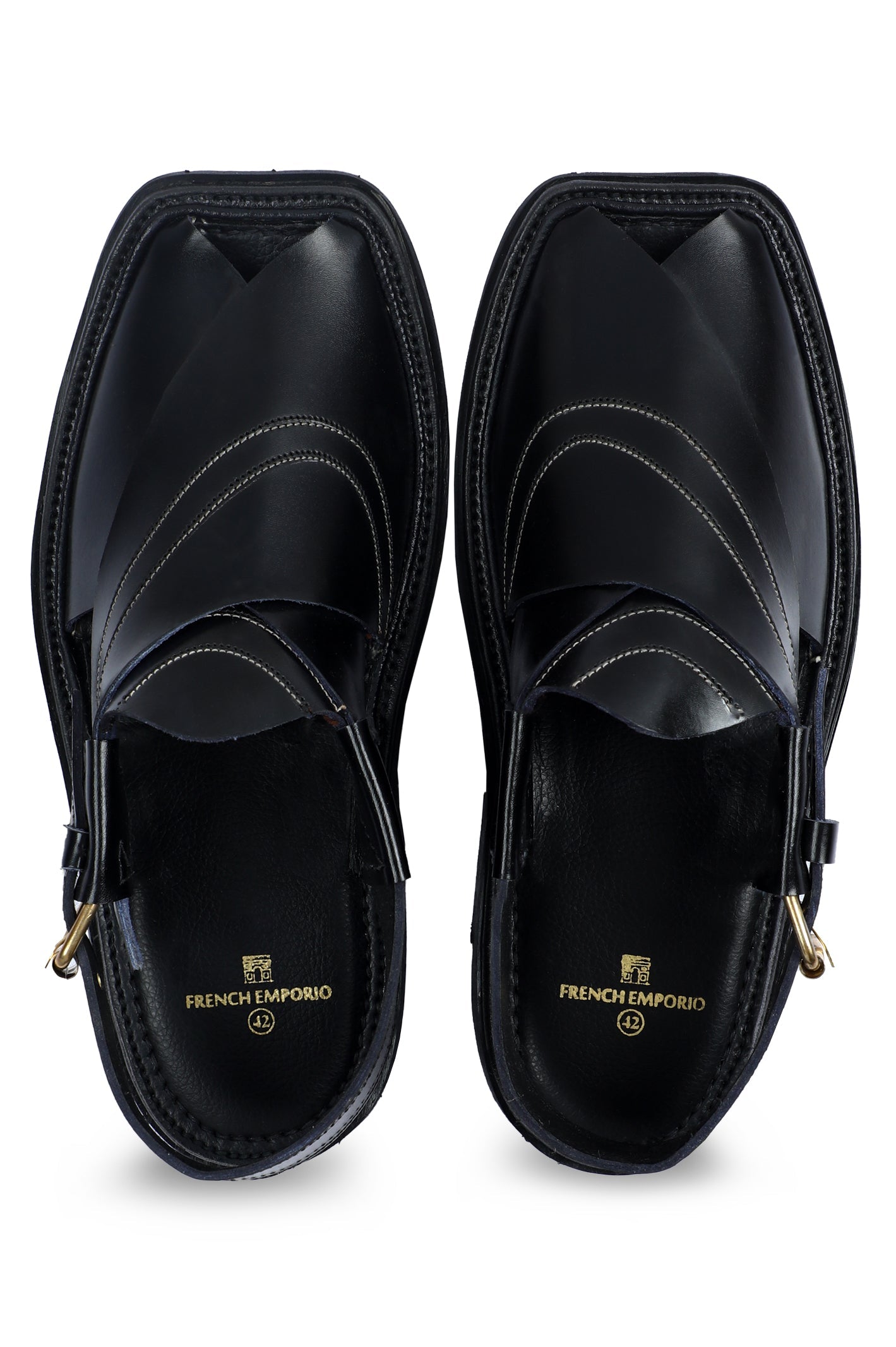 French Emporio Men Sandals SKU: PSLD-0025-BLACK - Diners