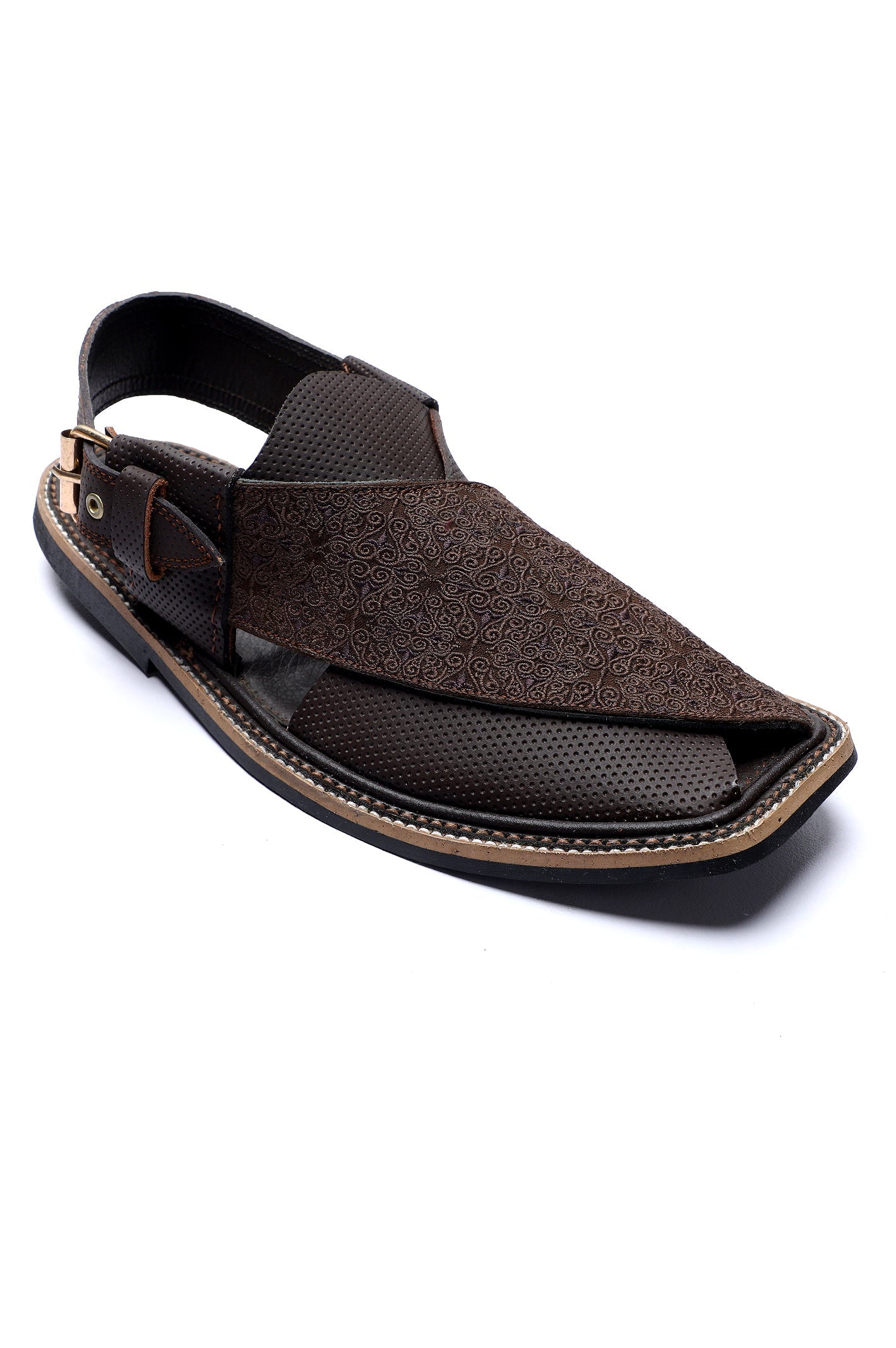 French Emporio Men's Sandal SKU: PSLD-0031-COFFEE - Diners