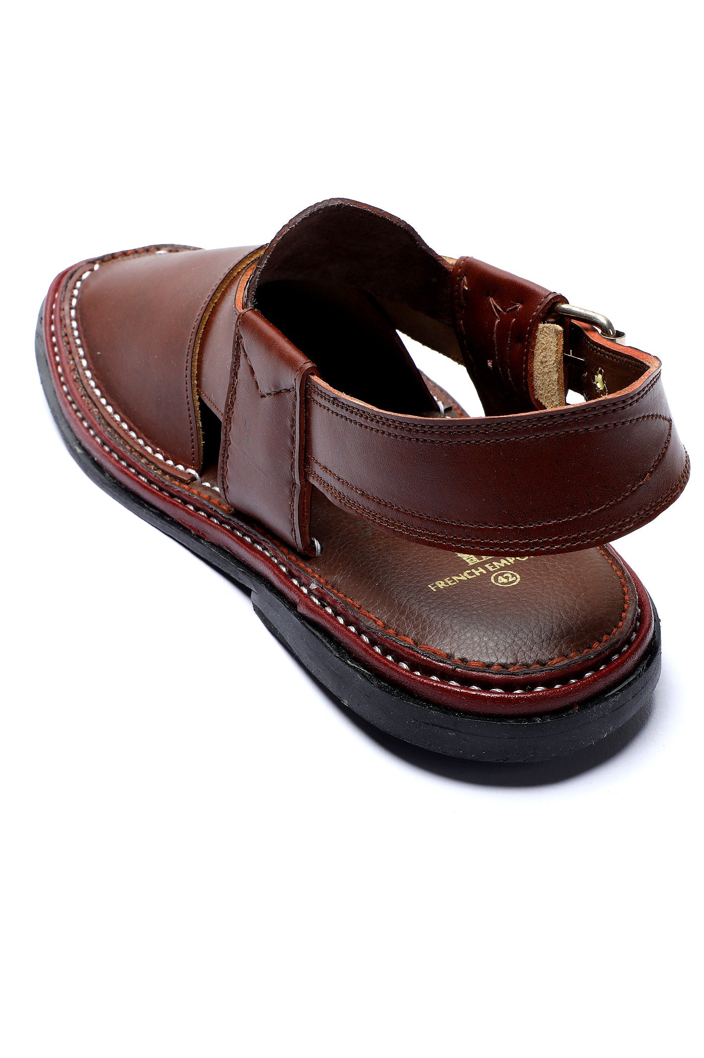 French Emporio Men's Sandal SKU: PSLD-0036-BROWN - Diners