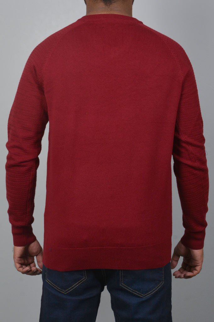 Gents Sweater SKU: SA533-Maroon - Diners