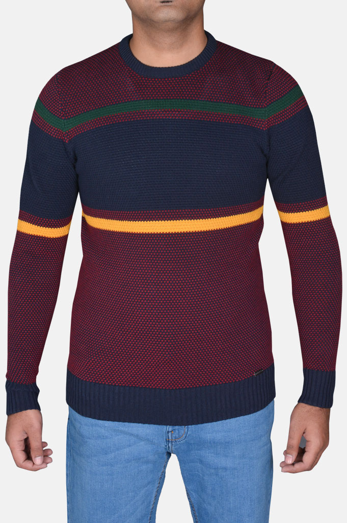 Gents Sweater In Maroon SKU: SA534-Maroon - Diners