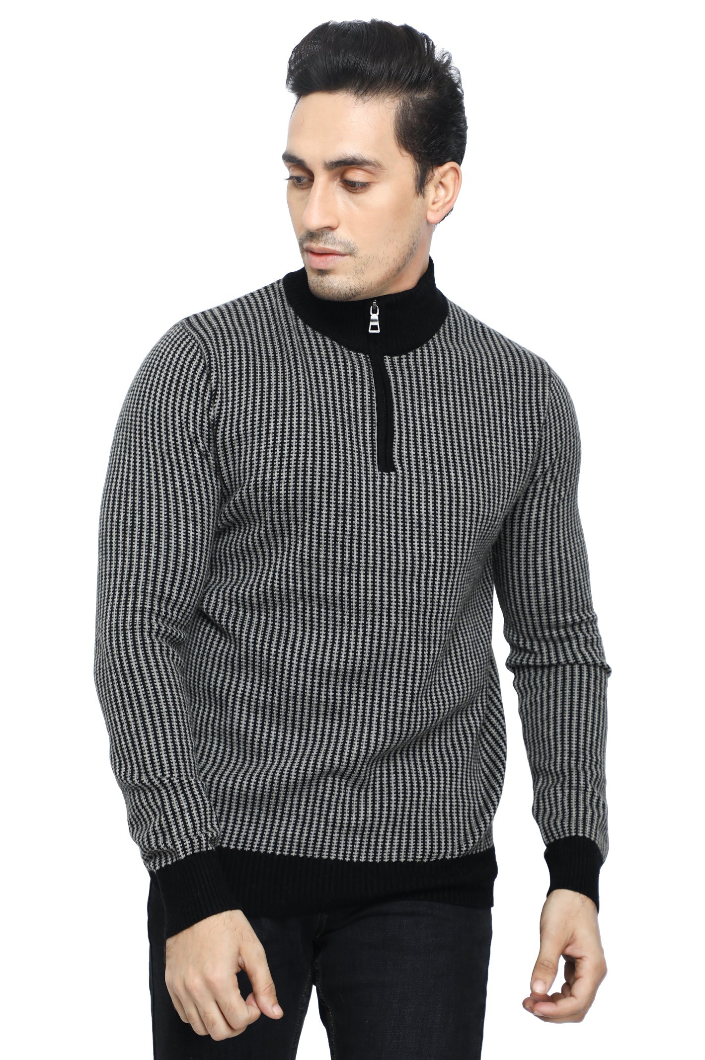 Gents Sweater In Black SKU: SA577-BLACK - Diners