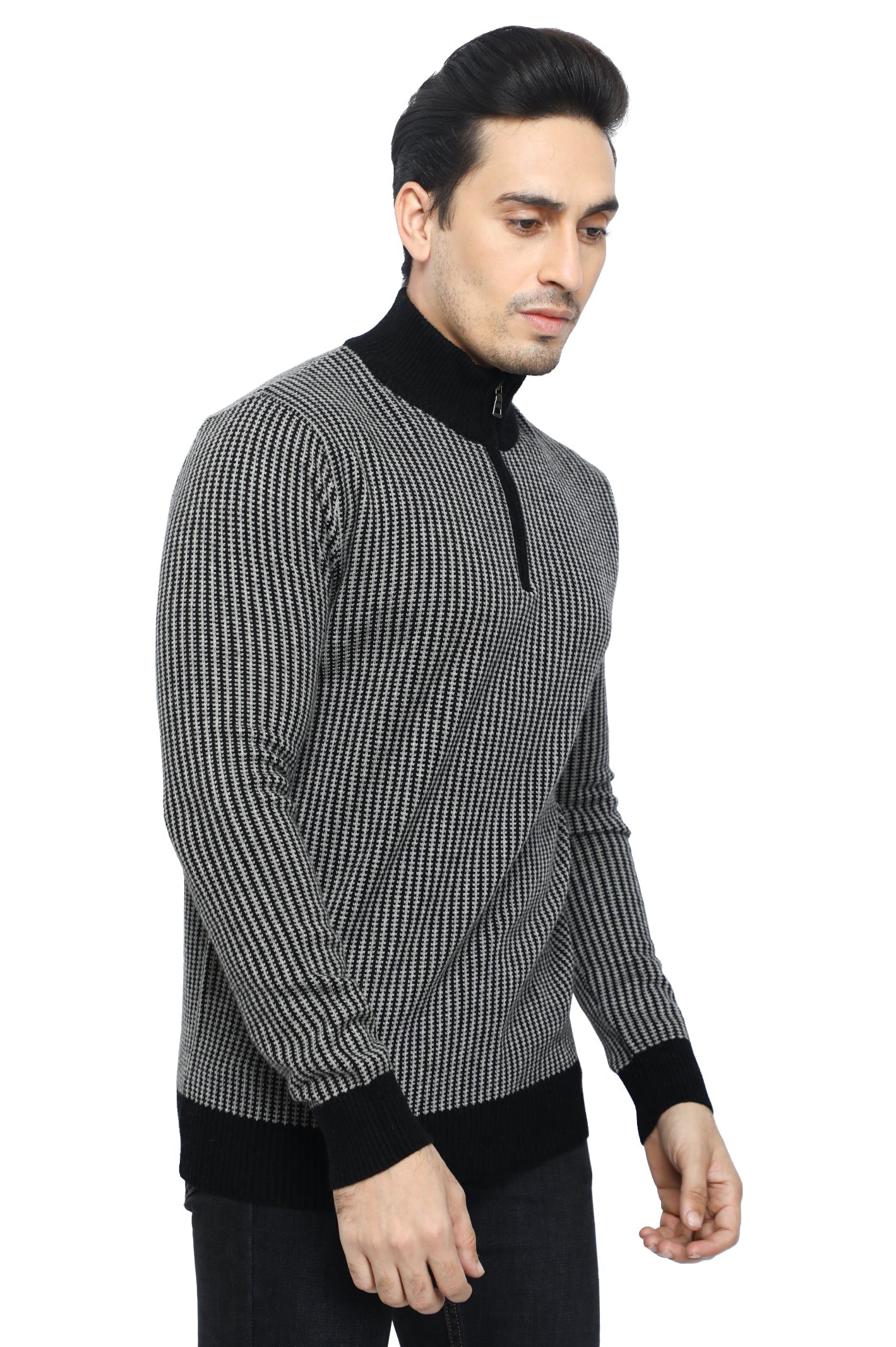 Gents Sweater In Black SKU: SA577-BLACK - Diners