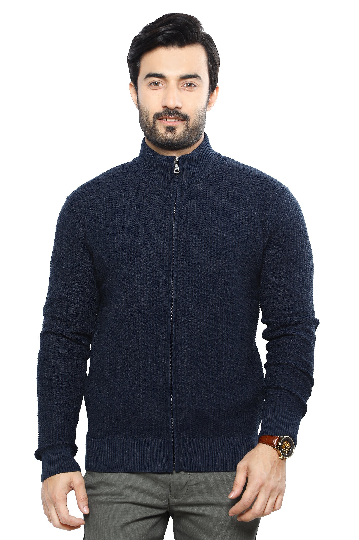 Gents Sweater SKU: SA586-D-BLUE - Diners