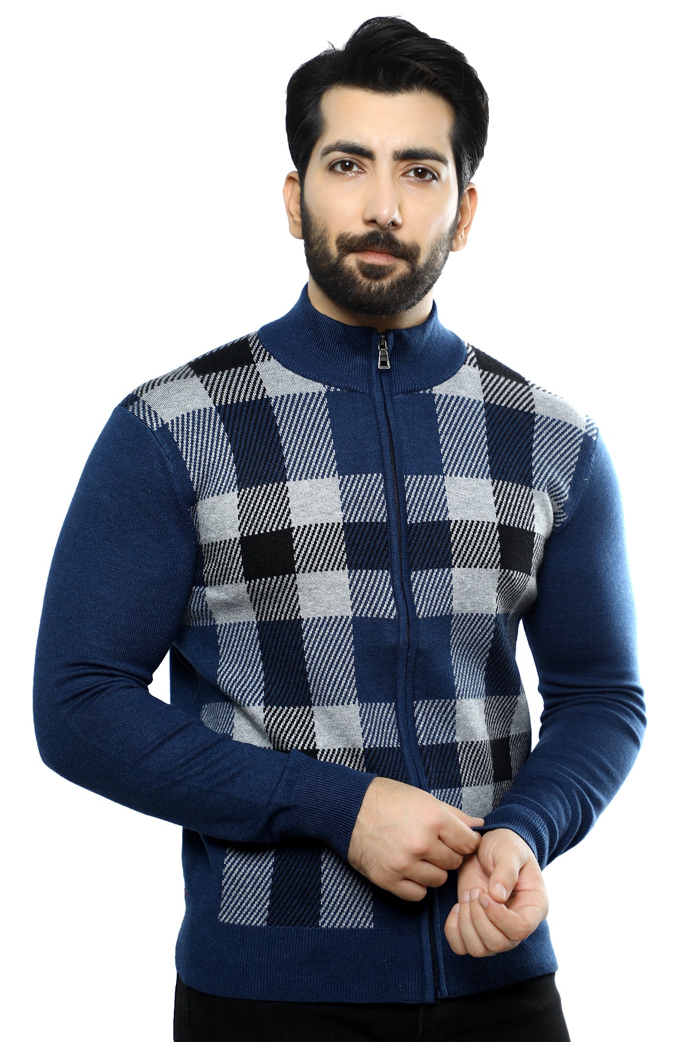 Gents Sweater SKU: SA591-BLUE - Diners