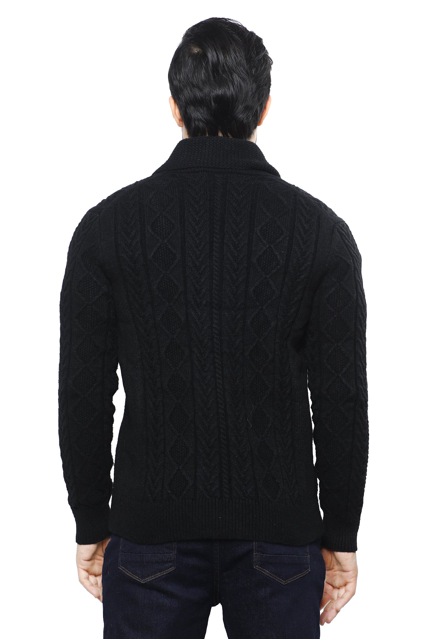 Gents Sweater SKU: SA596-BLACK - Diners