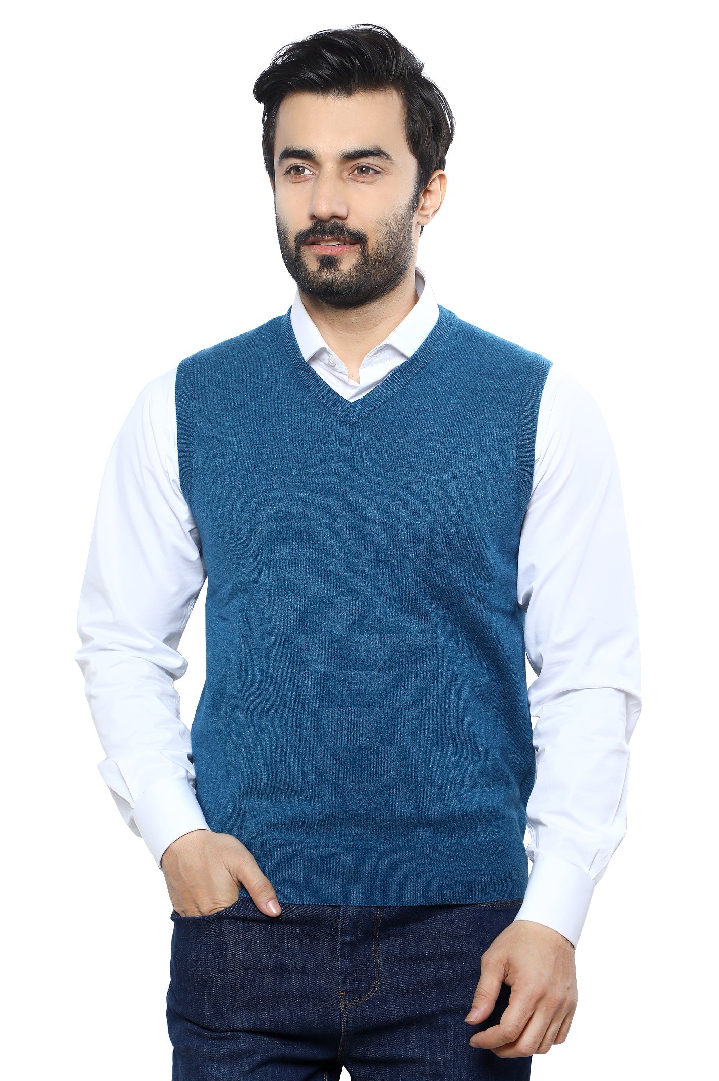 Gents Sweater SKU: SA607-L-BLUE - Diners